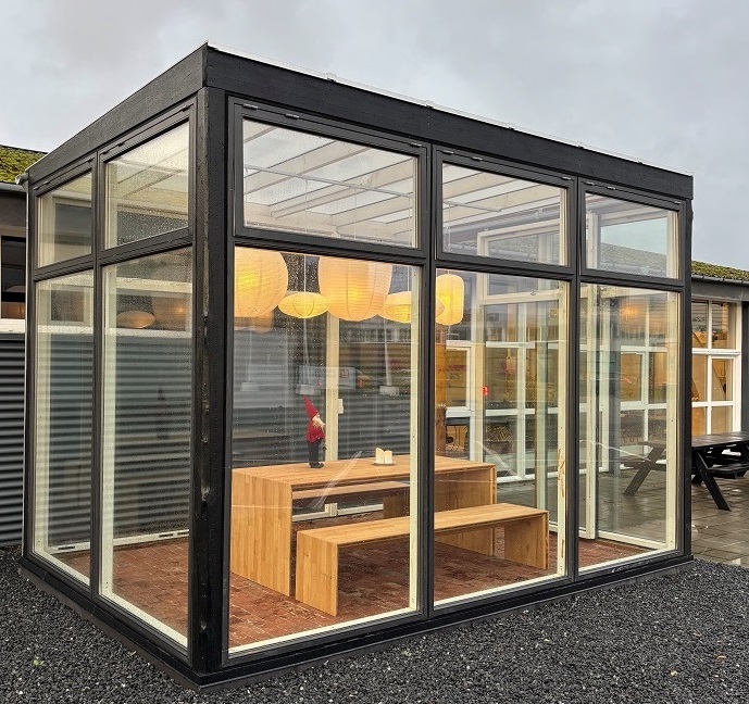 Titan Genbrug og AAU Design Lab orangeri